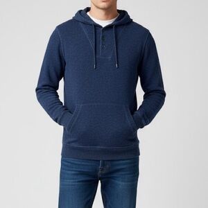 Scotch & Soda Blue Cotton Hoodie Medium